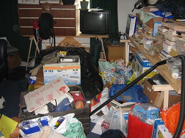 Cluttered-room cluttered room
